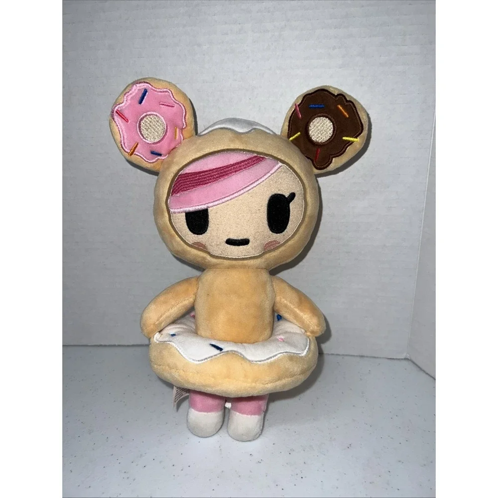 Tokidoki Donutella Plush Kawaii Japanese Neon Star Sprinkle Doll 9